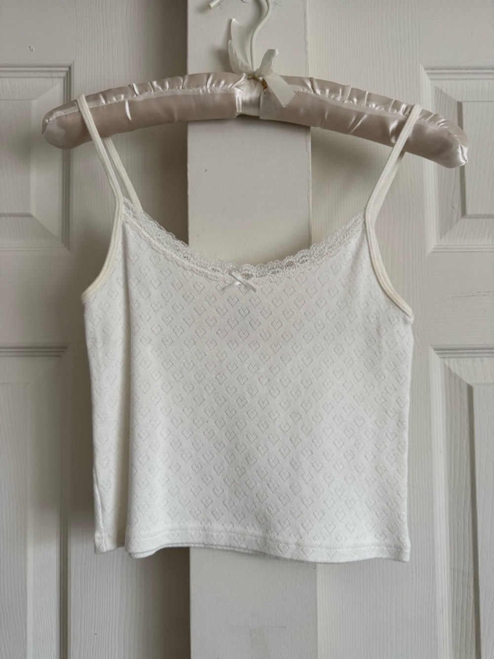 Brandy Melville Cropped Heart Tank Top